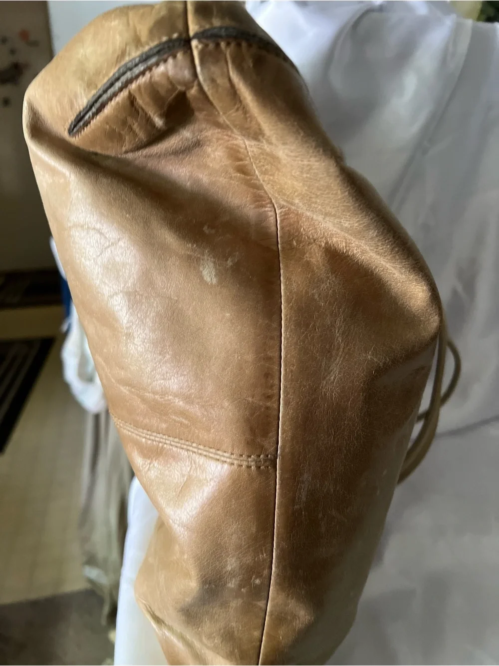 Coach vintage Tan Leather Tote Bag